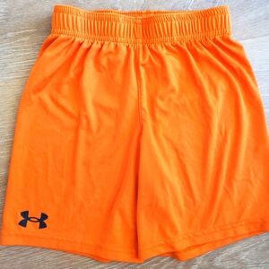 Under Armour Boys Short Orange- Sz 6